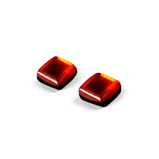 Spice Square Buttons Stud Earrings | The Jewellery Stop