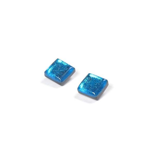 Turquoise Square Buttons Stud Earrings | The Jewellery Stop