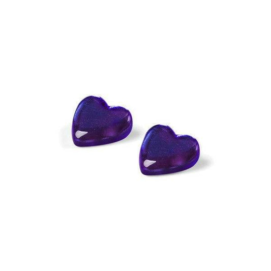 Peacock Heart Stud Earrings | The Jewellery Stop