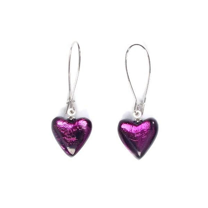 Rainbow Heart Long Hook Earrings | The Jewellery Stop