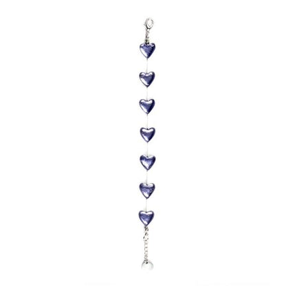 Lilac Heart Bracelet