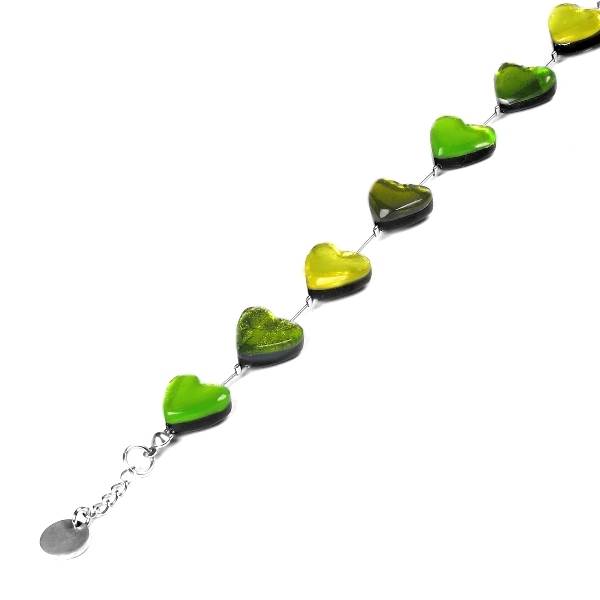 Peridot Heart Bracelet | The Jewellery Stop