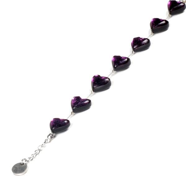 Purple Heart Bracelet | The Jewellery Stop