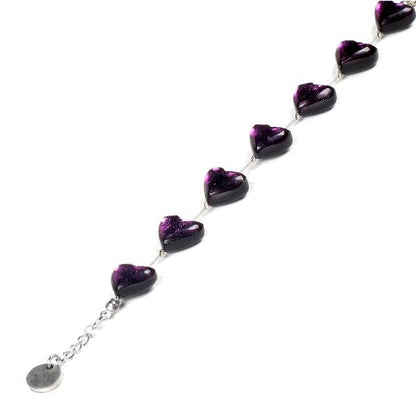 Purple Heart Bracelet | The Jewellery Stop
