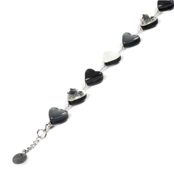 Steel Heart Bracelet