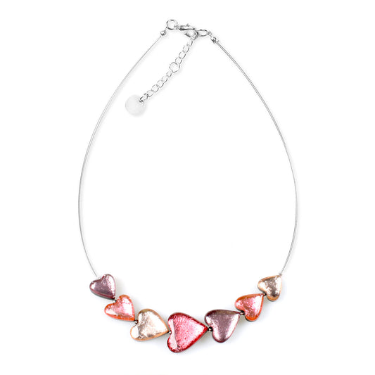 Rose Heart Trail Necklace | The Jewellery Stop