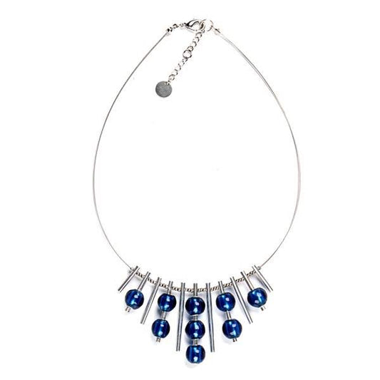 Blue Dew Drops Necklace | The Jewellery Stop