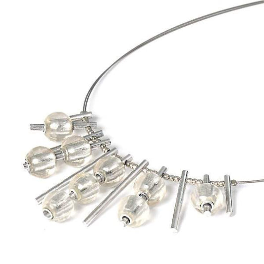 Silver Dew Drops Necklace | The Jewellery Stop