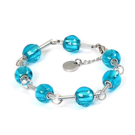 Aqua Dew Drops Bracelet | The Jewellery Stop