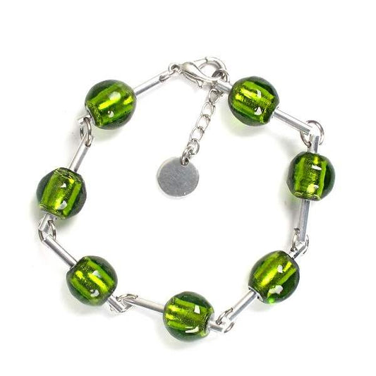 Green Dew Drops Bracelet | The Jewellery Stop