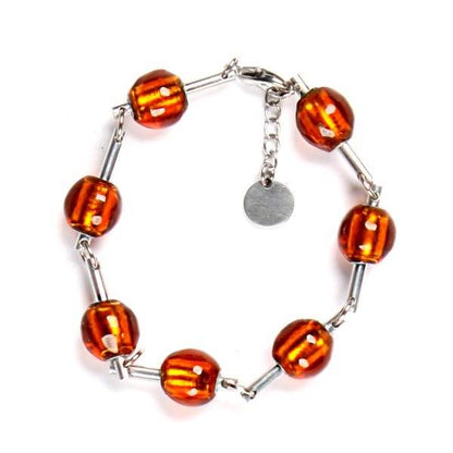 Orange Dew Drops Bracelet | The Jewellery Stop