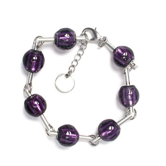 Purple Dew Drops Bracelet | The Jewellery Stop