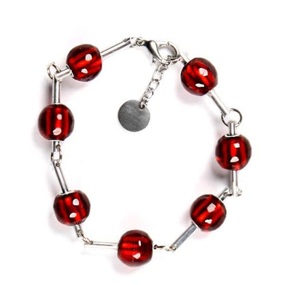 Red Dew Drops Bracelet | The Jewellery Stop