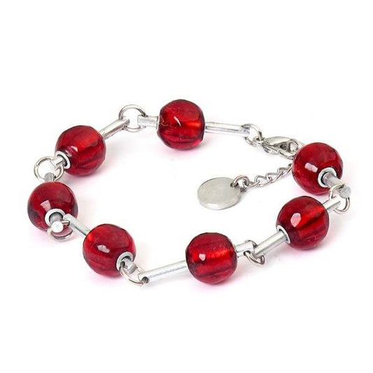 Red Dew Drops Bracelet | The Jewellery Stop
