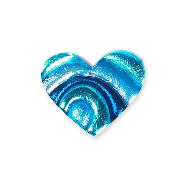 Ocean Heart Swirl Brooch | The Jewellery Stop