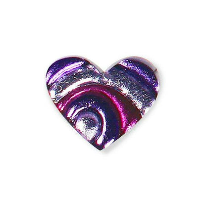 Purple Heart Swirl Brooch | The Jewellery Stop