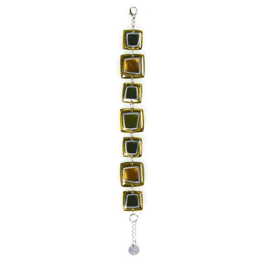 Cypress Irregular Squares Bracelet | The Jewellery Stop