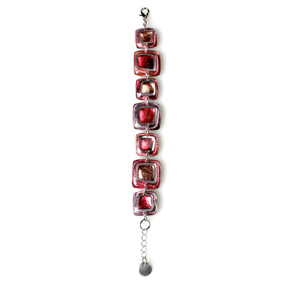 Rose Irregular Squares Bracelet | The Jewellery Stop