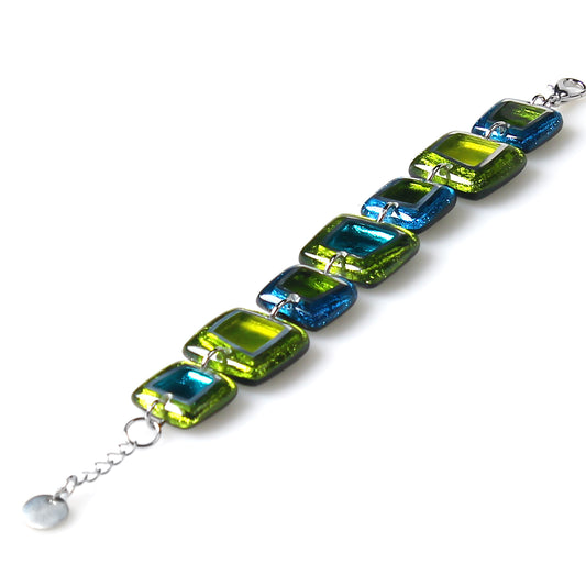 Seaweed Irregular Squares Bracelet | The Jewellery Stop