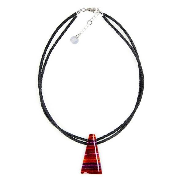 Rio Triangle Stripes Pendant on Coco | The Jewellery Stop