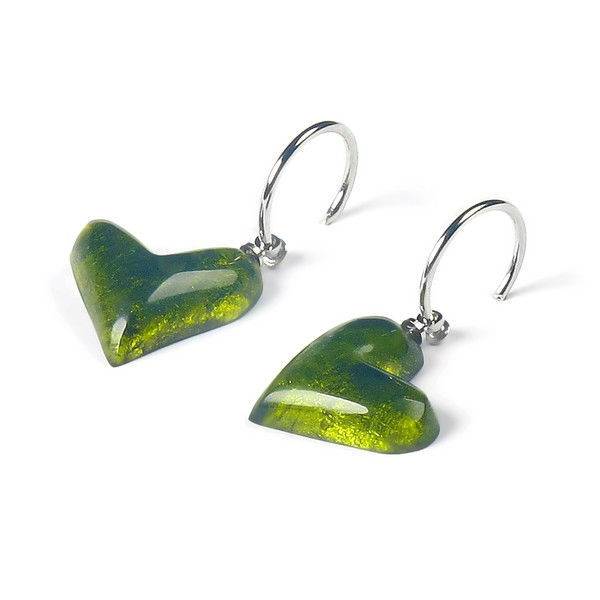 Olive Antique Heart Creole Earrings | The Jewellery Stop