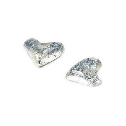 Silver Antique Heart Stud Earrings | The Jewellery Stop