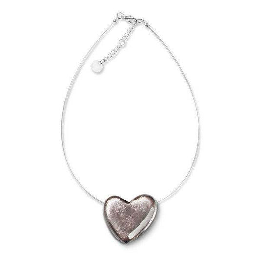 Grey Love Large Pendant | The Jewellery Stop