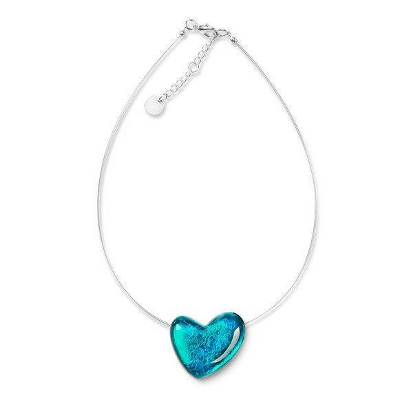 Teal Love Small Pendant