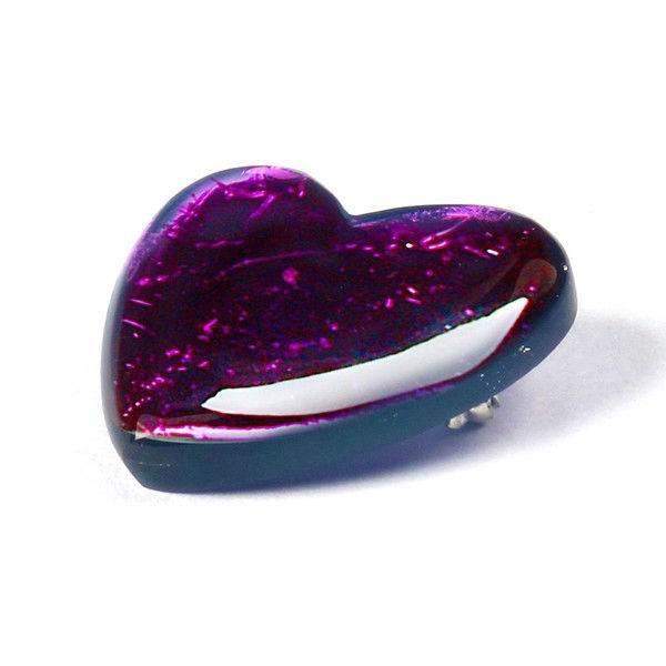 Purple Love Brooch | The Jewellery Stop