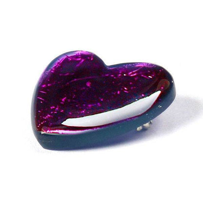 Purple Love Brooch | The Jewellery Stop