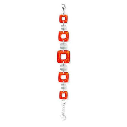 Orange Cubes Bracelet | The Jewellery Stop