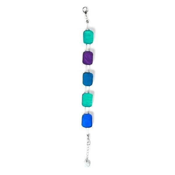 Peacock Tiles Bracelet | The Jewellery Stop