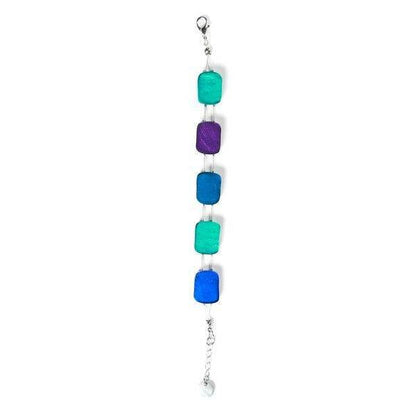 Peacock Tiles Bracelet | The Jewellery Stop