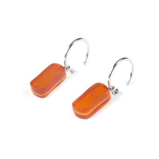 Brulee Tiles Creole Earrings | The Jewellery Stop