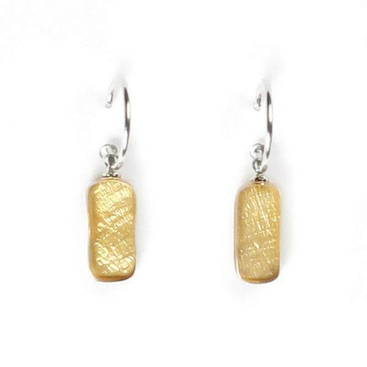 Metallics Tiles Creole Earrings | The Jewellery Stop
