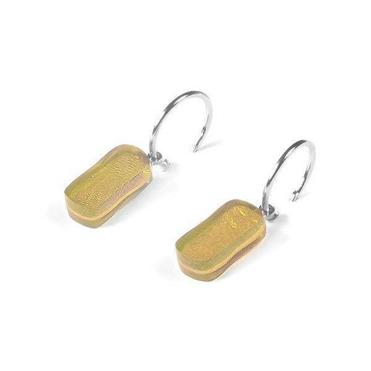 Metallics Tiles Creole Earrings | The Jewellery Stop
