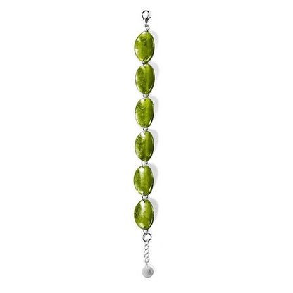 Olive Curved Ovals Bracelet | The Jewellery Stop