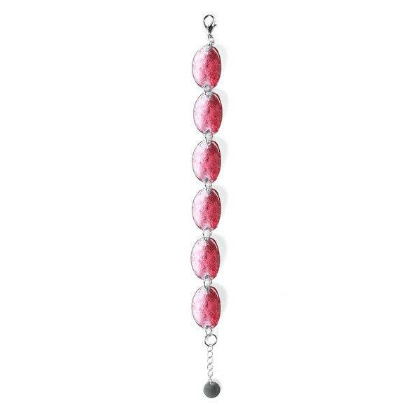 Rose Curved Ovals Bracelet