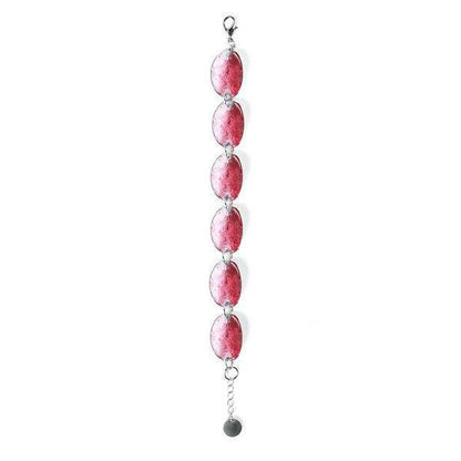 Rose Curved Ovals Bracelet