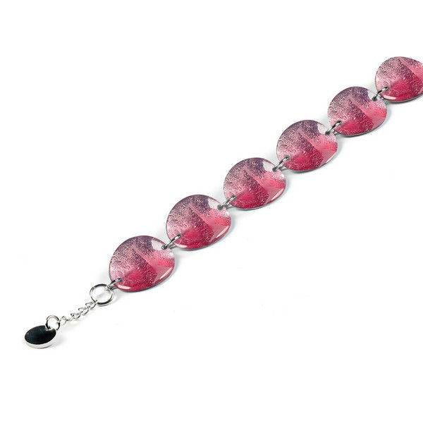 Rose Curved Ovals Bracelet | The Jewellery Stop