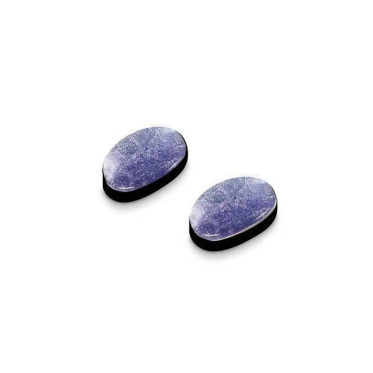 Lilac Curved Ovals Stud Earrings | The Jewellery Stop