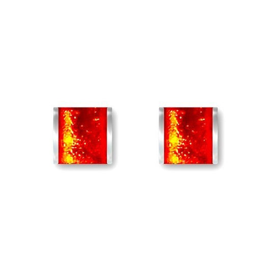 Brulee Classic Stripes Stud Earrings | The Jewellery Stop