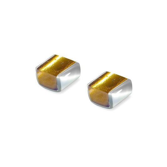 Metallics Classic Stripes Stud Earrings | The Jewellery Stop