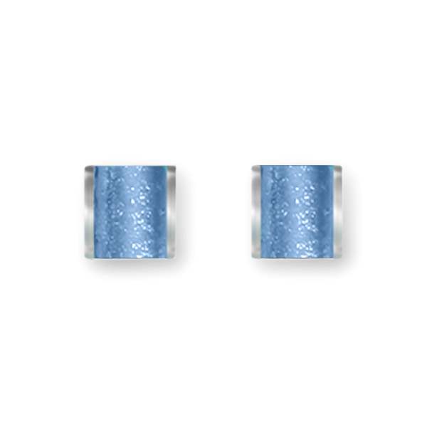 Ocean Mist Classic Stripes Stud Earrings | The Jewellery Stop