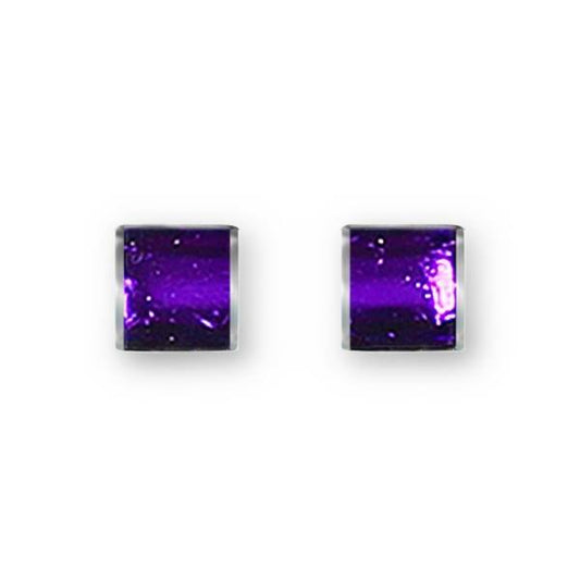 Peacock Classic Stripes Stud Earrings | The Jewellery Stop
