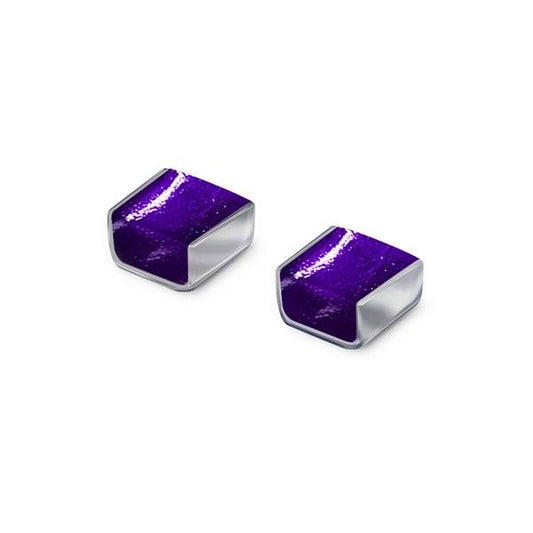 Peacock Classic Stripes Stud Earrings | The Jewellery Stop