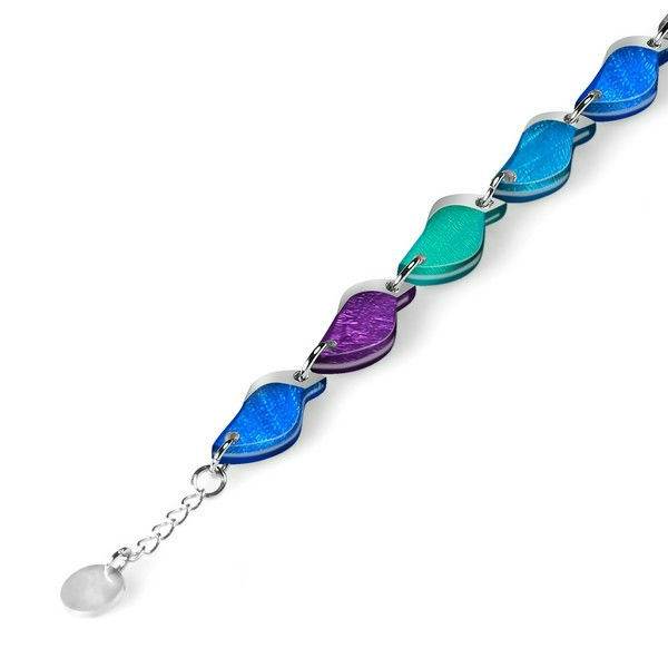 Peacock Flame Shell Bracelet | The Jewellery Stop