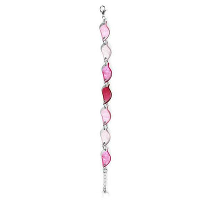 Raspberry Flame Shell Bracelet | The Jewellery Stop