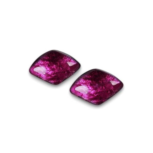 Wine Antique Square Large Stud Earrings | The Jewellery Stop