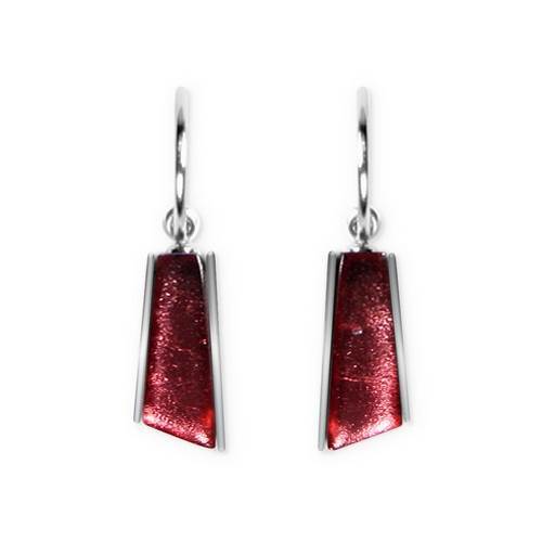 Rose Deco Stripe Creole Earrings | The Jewellery Stop